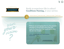 Tablet Screenshot of goodhomepainting.com